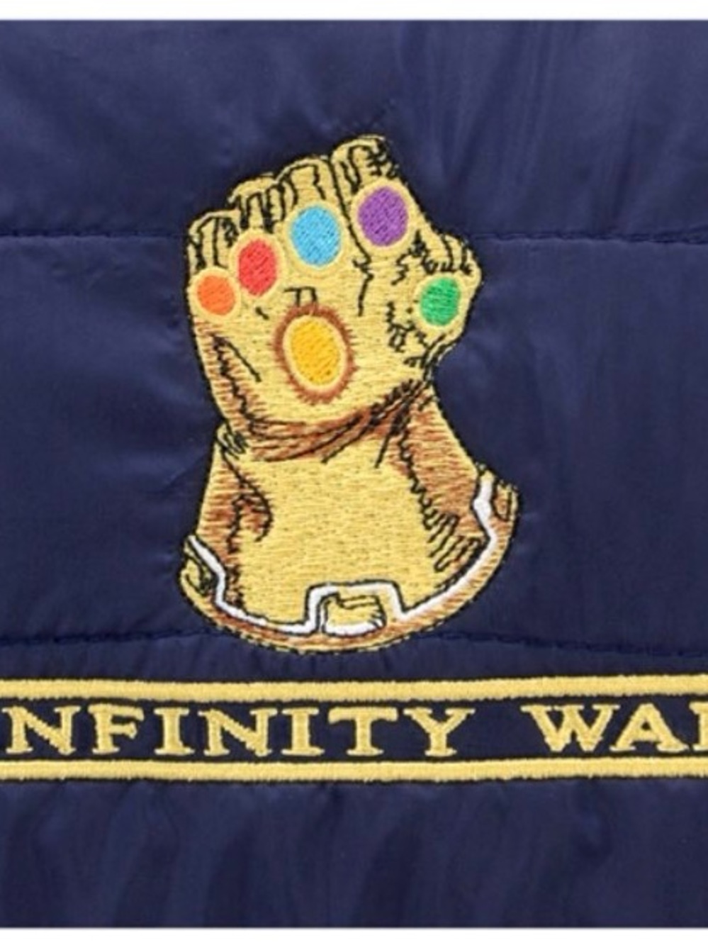 RARE collectible Infinity War film Jacket - Navy with Gold (2xl size) BNWT